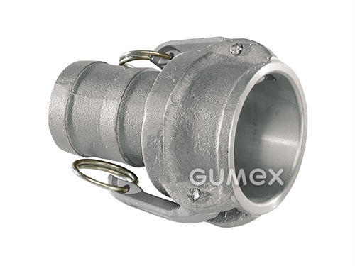 KAMLOK Kupplung DN15, Schlauchdorn 13mm, 10bar, Dichtung NBR, -30°C/+90°C, Aluminium, 
